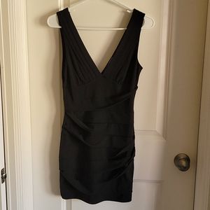 BCBG sleeveless mini bodycon dress